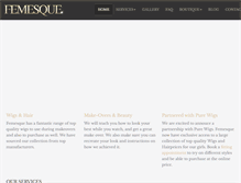 Tablet Screenshot of femesque.com